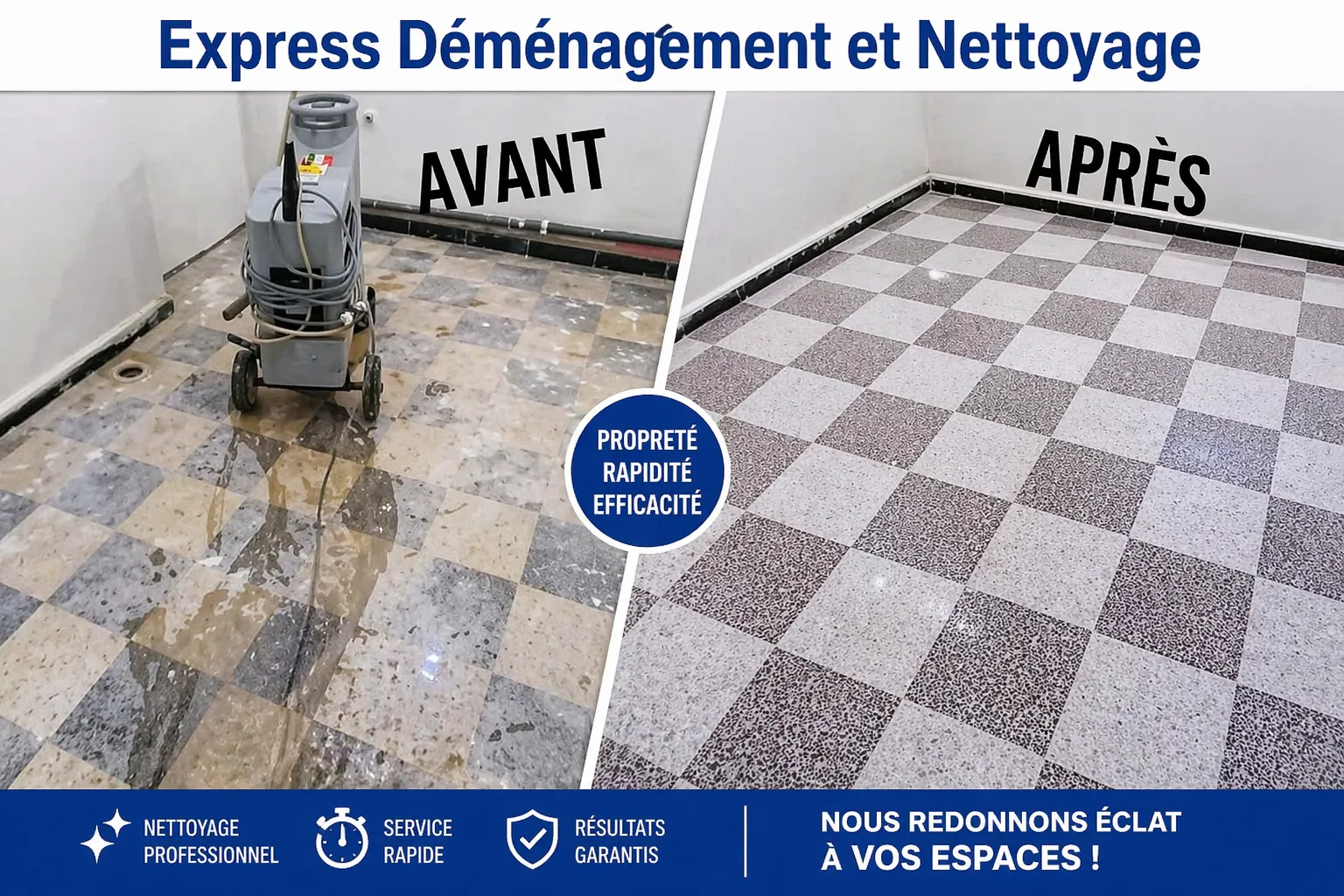 Chantier avant après Yaoundé
