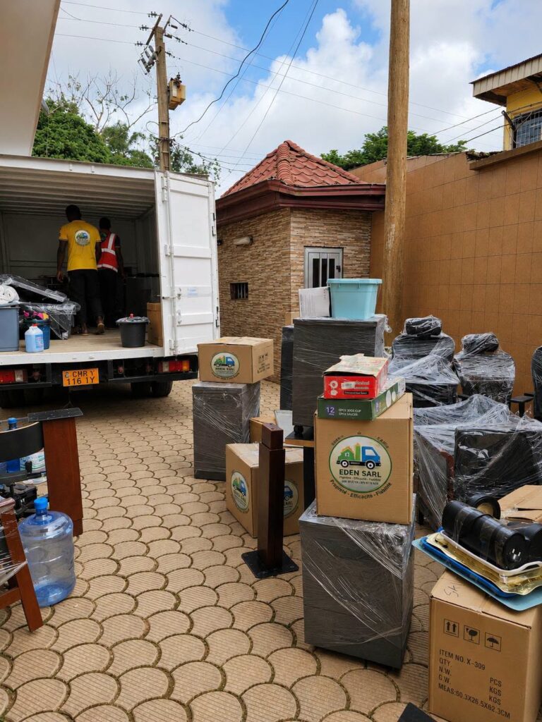 Déménagement complet des bureaux de l&rsquo;ONG SAPIENCE à Yaoundé