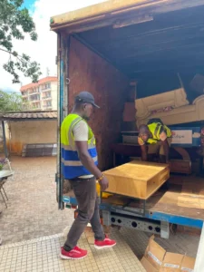 Déménagement professionnel d’une ONG à Yaoundé | EDEN SARL